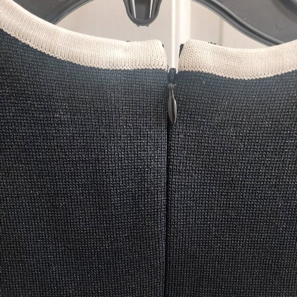 Rebecca Vallance Ella Black Crystal Bow Stretch Short Sleeve Cocktail Dress - Picture 9 of 11